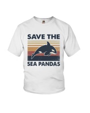 Vintage Dolphin Save The Sea Pandas Shirt Youth T-Shirt thumbnail