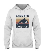 Vintage Dolphin Save The Sea Pandas Shirt Hooded Sweatshirt thumbnail