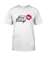 I'm A Nurse And I'm A Savage Shirt Premium Fit Mens Tee thumbnail
