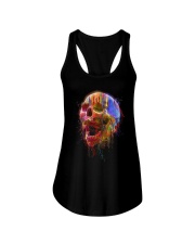 Colorful Skull Ladies Flowy Tank thumbnail