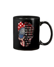 They Whispered To Her Skull Flag Mug thumbnail