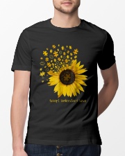 Sunflower Accept Understand Love Autism Shirt Classic T-Shirt lifestyle-mens-crewneck-front-13