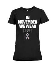 In November We Wear Blue T1D T-Shirt Premium Fit Ladies Tee thumbnail