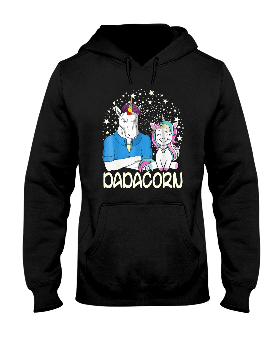 Dadacorn Unicorn Dad Shirt Hooded Sweatshirt