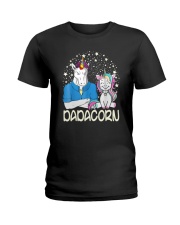 Dadacorn Unicorn Dad Shirt Ladies T-Shirt thumbnail