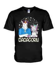Dadacorn Unicorn Dad Shirt V-Neck T-Shirt thumbnail