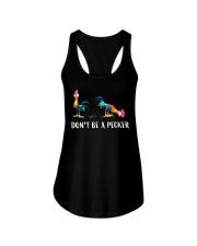 Don't Be A Pecker Chicken Gift Shirt Ladies Flowy Tank thumbnail