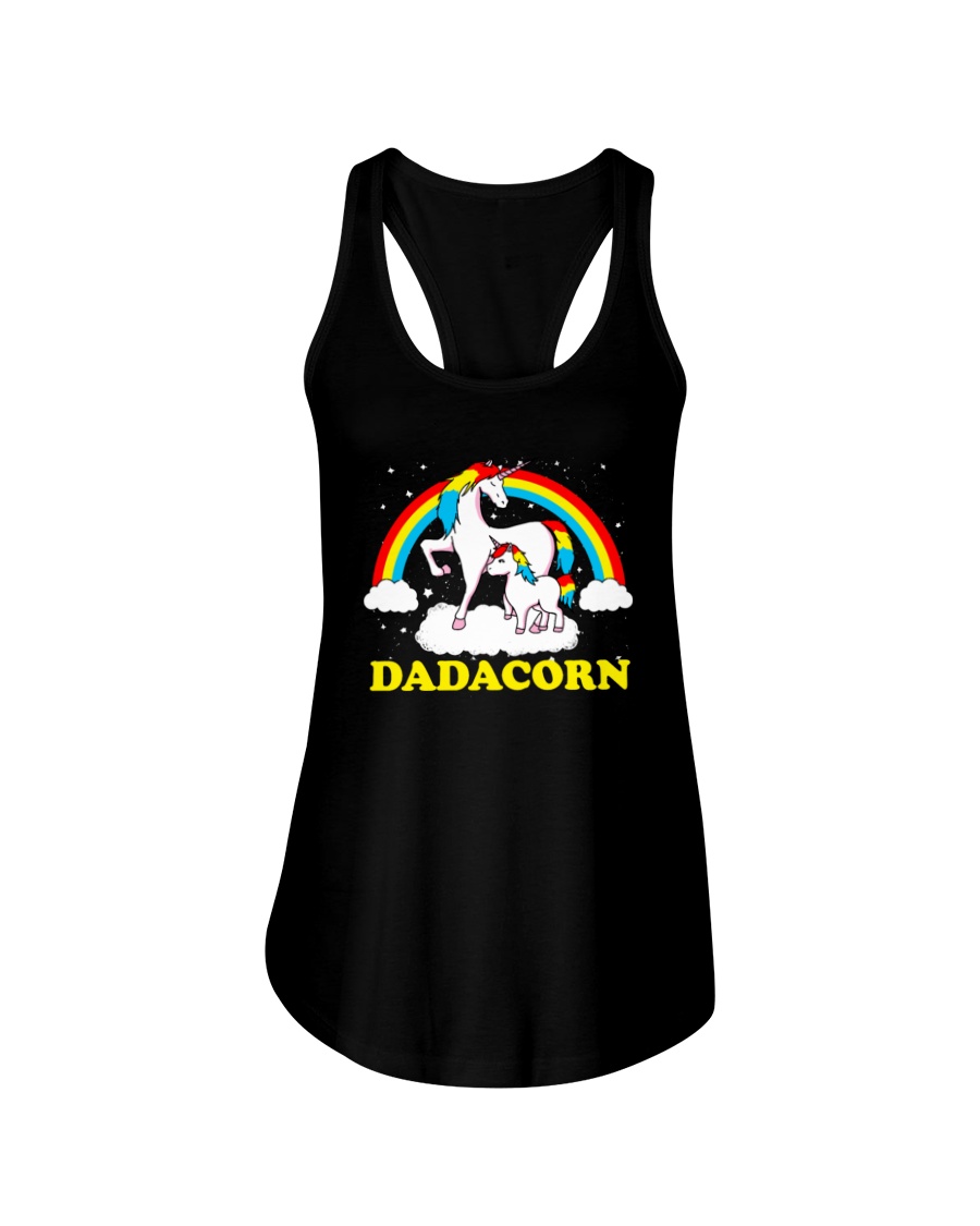 Dadacorn Matching Unicorn Shirt Ladies Flowy Tank