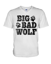 Womens Big Bad Wolf T-Shirt V-Neck T-Shirt thumbnail