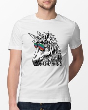 Dadacorn Unicorn Dad T-Shirt Classic T-Shirt lifestyle-mens-crewneck-front-13