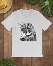 Dadacorn Unicorn Dad T-Shirt Classic T-Shirt lifestyle-mens-crewneck-front-18