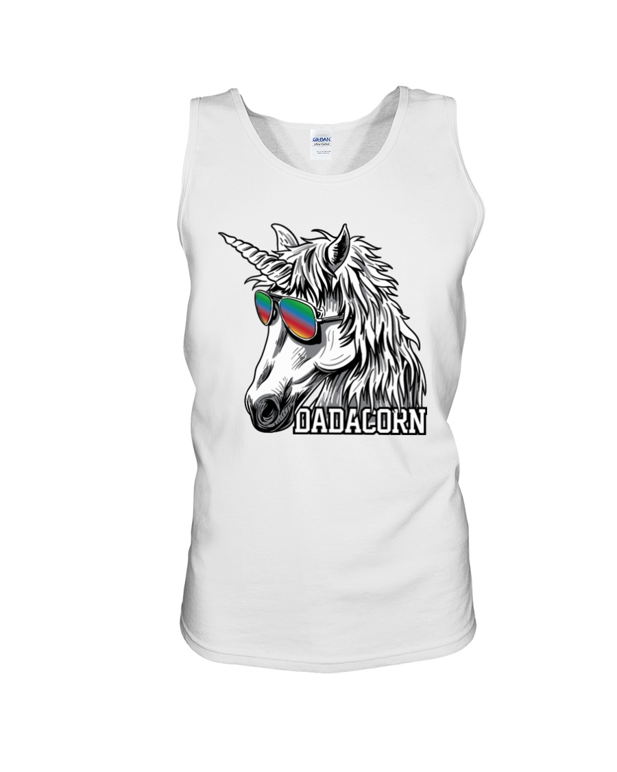 Dadacorn Unicorn Dad T-Shirt Unisex Tank