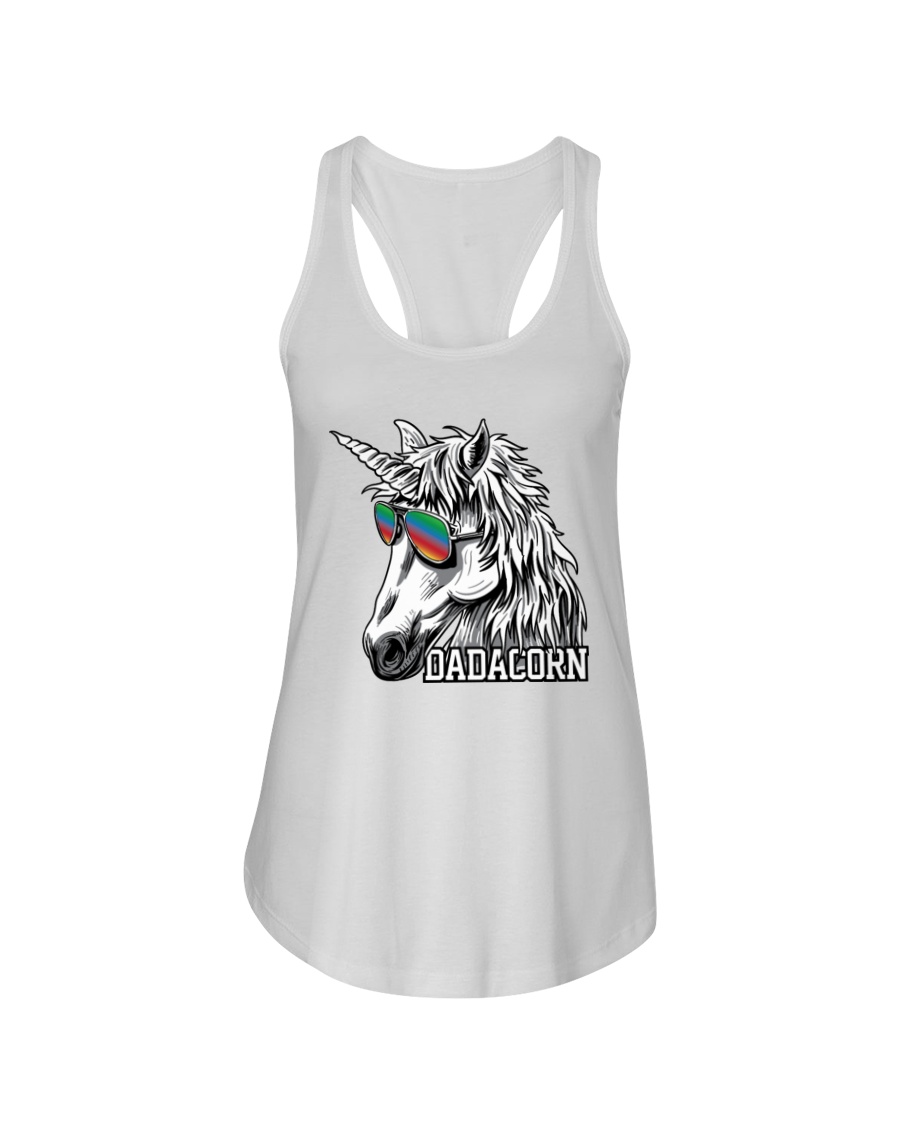Dadacorn Unicorn Dad T-Shirt Ladies Flowy Tank