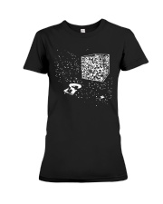 QR Code Cube We Are The Borg TShirt Premium Fit Ladies Tee front