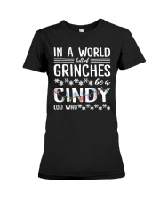 In A World Full Of Grinches Tee Shirt Premium Fit Ladies Tee front