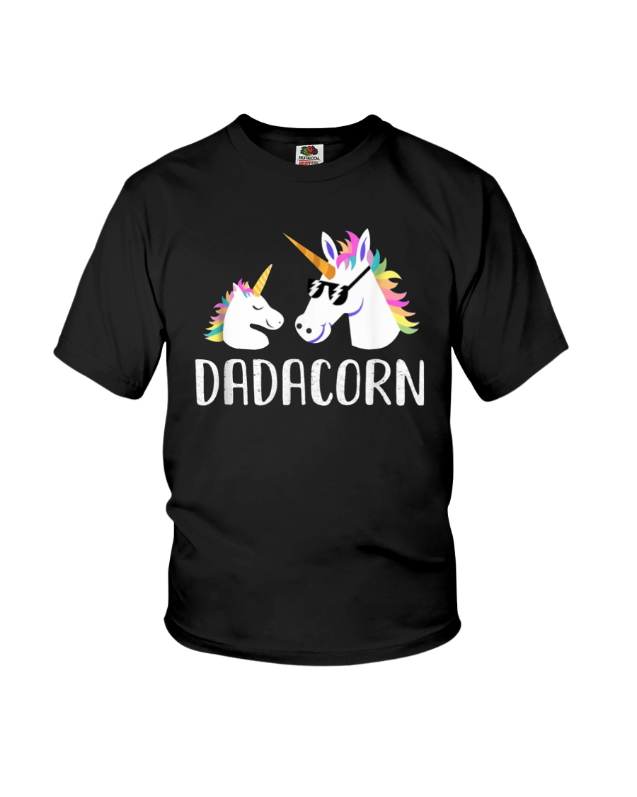 Dadacorn Unicorn Dad T-Shirt Youth T-Shirt
