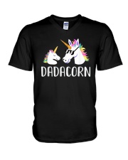 Dadacorn Unicorn Dad T-Shirt V-Neck T-Shirt thumbnail