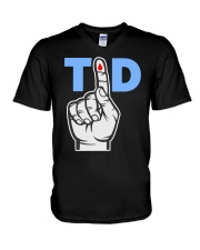 T1D Shirt Type 1 Diabetes Awareness Tee V-Neck T-Shirt thumbnail