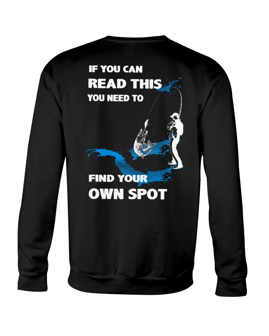 Fishing - Find Your Own Spot Crewneck Sweatshirt