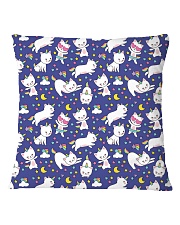 Cat all over print T-shirt Square Pillowcase front
