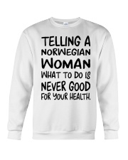 Telling A Norwegian Crewneck Sweatshirt thumbnail
