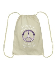 Let there be peace Drawstring Bag thumbnail