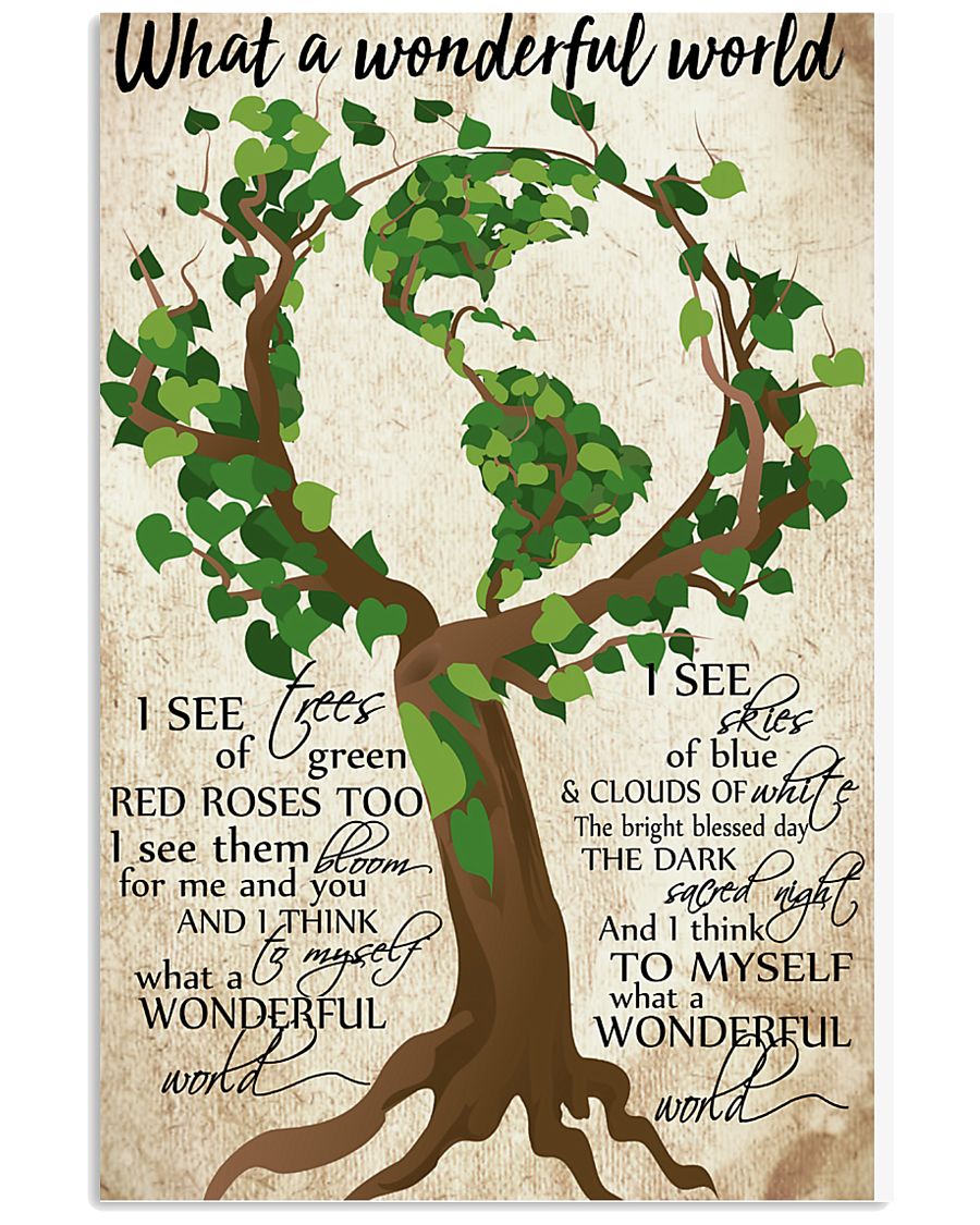 What A Wonderful World Poster 11x17 Poster