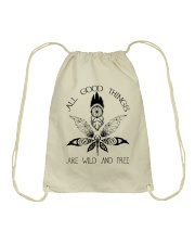 All Good Things Are Wild Drawstring Bag thumbnail