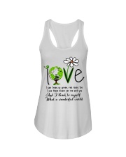 What A Wonderful World Ladies Flowy Tank thumbnail