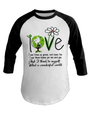 What A Wonderful World Baseball Tee thumbnail