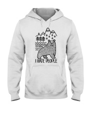I Hate People Hooded Sweatshirt thumbnail