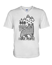 I Hate People V-Neck T-Shirt thumbnail
