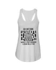 A Bear Kills You Ladies Flowy Tank thumbnail
