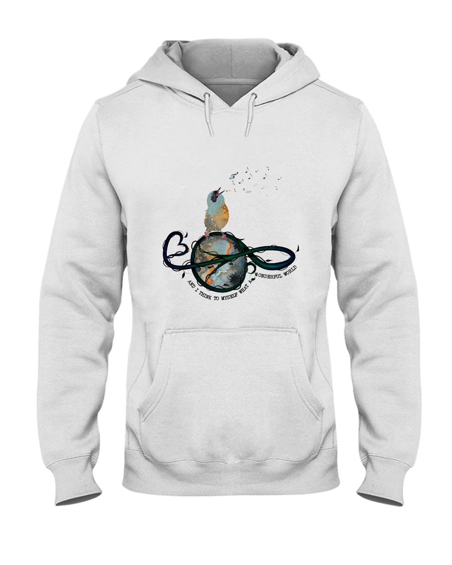 What A Wonderful World Hooded Sweatshirt
