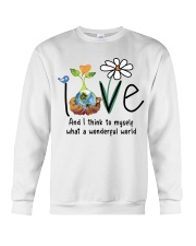 What A Wonderful World Crewneck Sweatshirt thumbnail