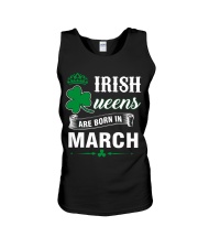 IRISH QUEENS ARE BORN IN MARCH Unisex Tank thumbnail