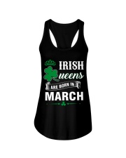IRISH QUEENS ARE BORN IN MARCH Ladies Flowy Tank thumbnail