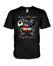 Imagine All The People 021 V-Neck T-Shirt tile