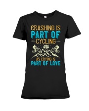CRASHING IS PART Premium Fit Ladies Tee thumbnail