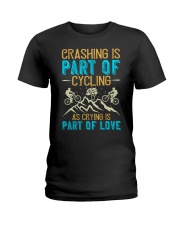 CRASHING IS PART Ladies T-Shirt thumbnail