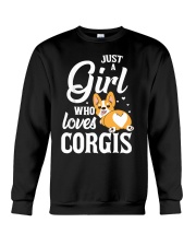Just a Girl Who Loves Corgis Gift for Dog Lover Me Crewneck Sweatshirt tile