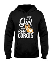 Just a Girl Who Loves Corgis Gift for Dog Lover Me Hooded Sweatshirt tile
