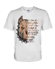 IF YOU DON'T BELIEVE V-Neck T-Shirt tile
