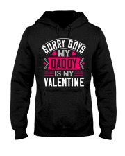 Daddy is my Valentine Hooded Sweatshirt tile