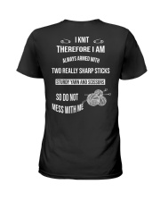 I KNIT Ladies T-Shirt back