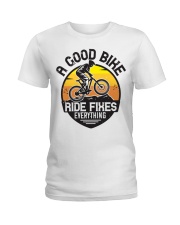 Bike and mountain Ladies T-Shirt tile