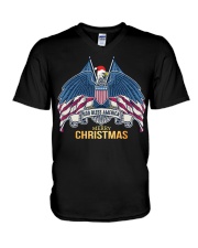 MERRY CHRISTMAS V-Neck T-Shirt tile