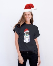 Pug lovers Premium Fit Mens Tee lifestyle-holiday-crewneck-front-1