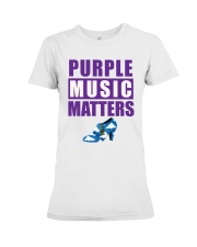 Purple Music Matters Premium Fit Ladies Tee tile