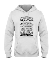 You cant scare me i have a crazy Grandma Hooded Sweatshirt thumbnail